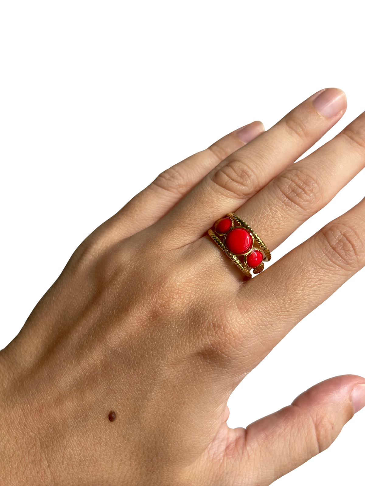 Ivy rojo coral